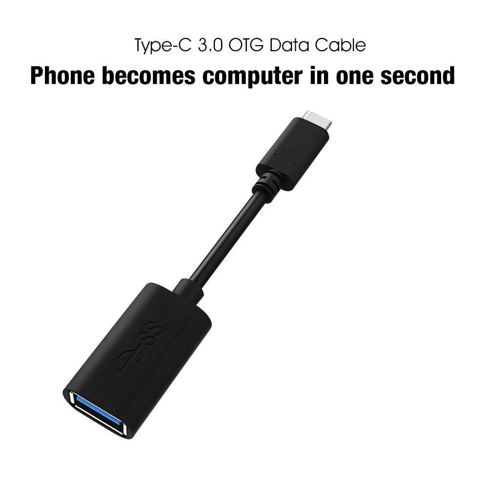 USB-C to USB 3.0 OTG Adapter, USB 3.0 Type C Male to USB A Female OTG Cable Converter