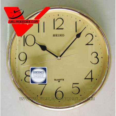 ส่งมอบ Seiko นาฬิกาแขวน รุ่น QXA001Y - Gold แนะนำตอนนี้