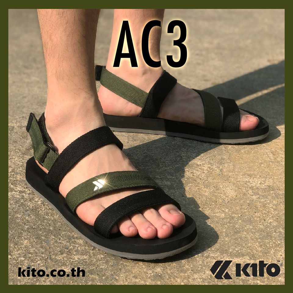 รองเท้า KITO รุ่น AC3 (ส่งฟรี เพียงกดรับคูปอง) Size 36-43 ของแท้  💯 จากโรงงาน