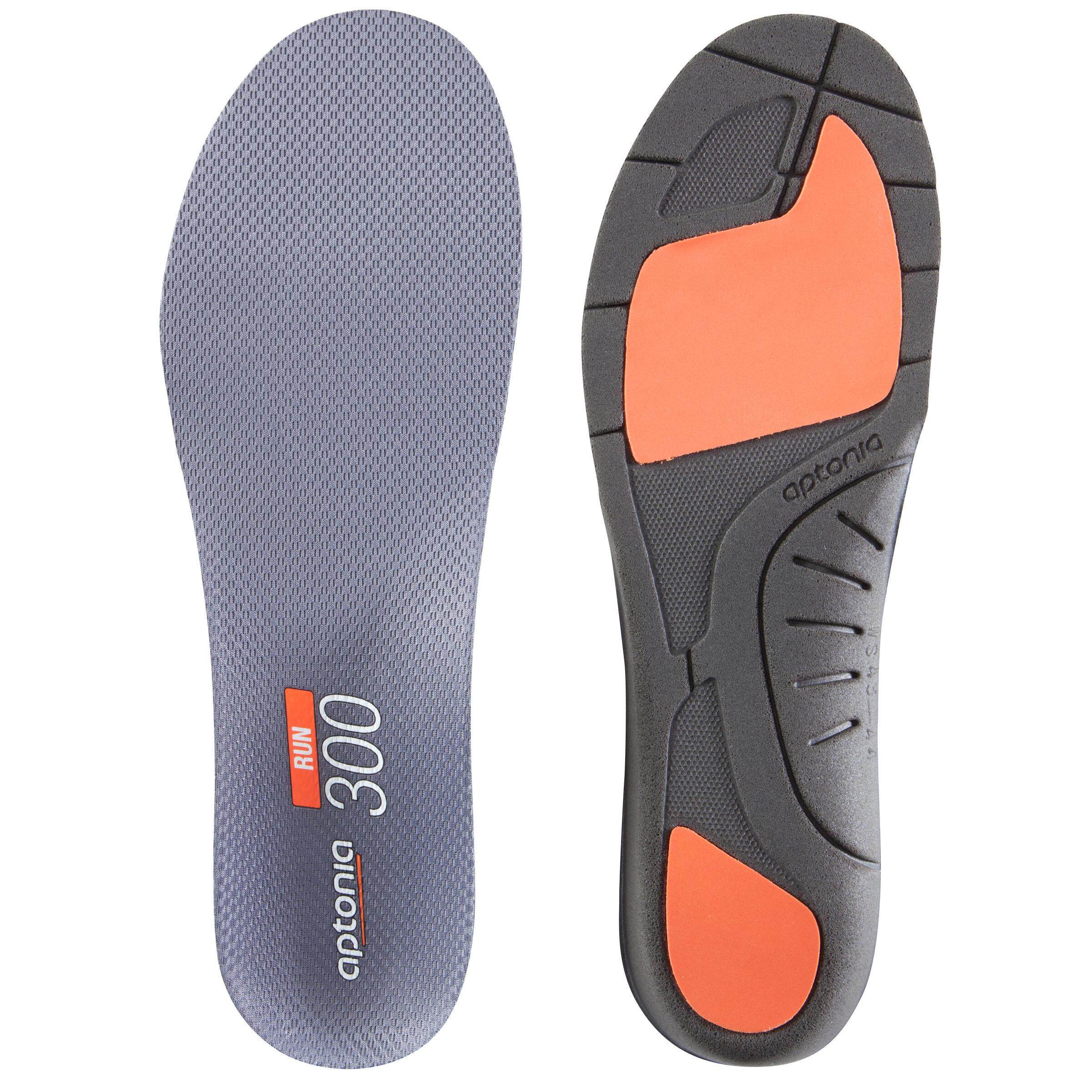 [Best Deal !!] RUN 300 INSOLES - GREY for JOGGING ROAD RUNNING