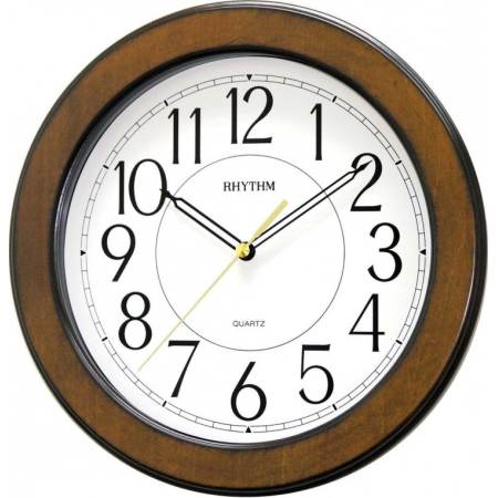 RHYTHM นาฬิกาแขวน รุ่น CMG941 NR06 - ไม้