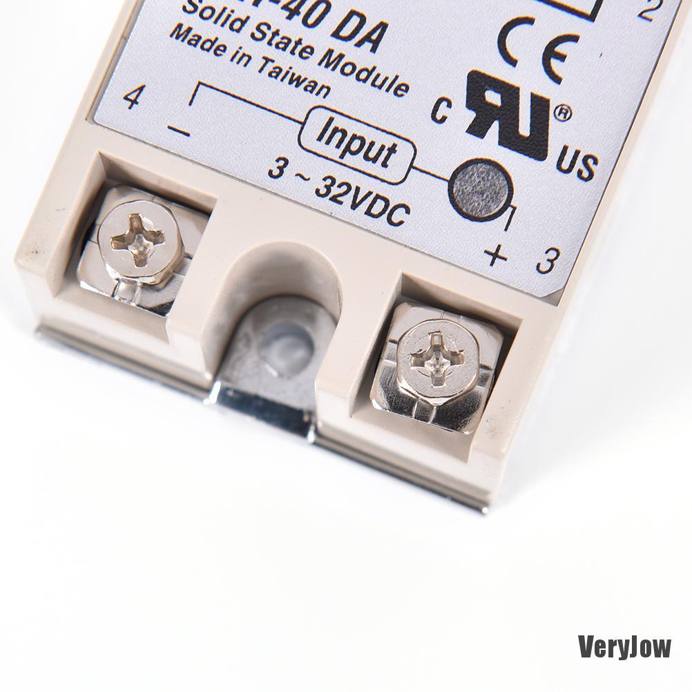 Industrial Solid State Relay SSR 40A with Flag SSR-40DA 40A DC control ...