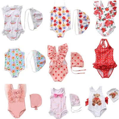 New Children's Swimsuit Female One Piece Swimsuit Princess 2-6 Years Old Girl Girls Swimwear Infant Baby Swimsuit