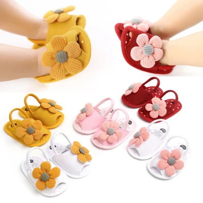 mybabyme 【Ready Stock】 Bow Toddler Shoes Baby Girl Party Princess Sandals Summer Soft Crib Walkers Shoes 0-18 Month
