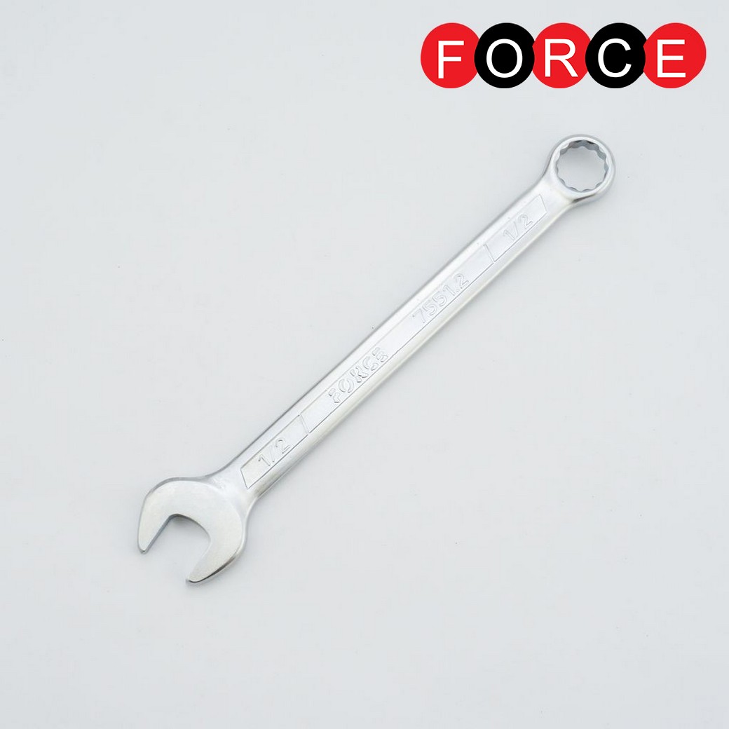 7551.2 ประแจแหวนข้างปากตายขนาด 12 FORCE made in taiwan