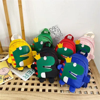 New Cute Cartoon Kids Plush Backpacks Fashion Girls Boys Oxford School Students Lovely Kindergarten Dinosaur Backpack Bags