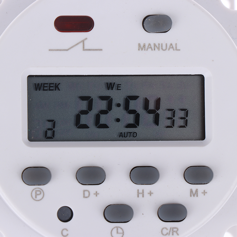 REMAI Digital timer DC /AC 12V 16A LCD display programmable timer OVP ...