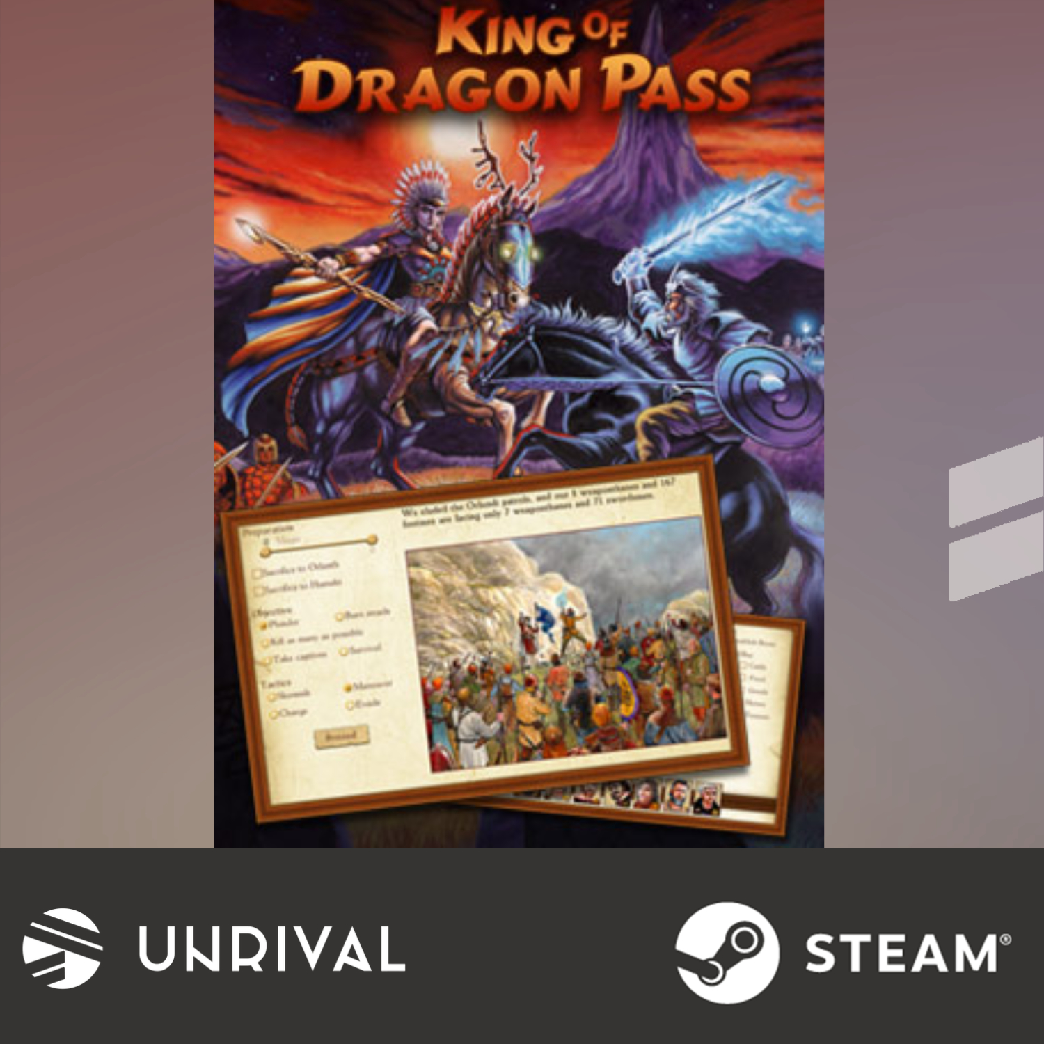 King of Dragon Pass PC Digital Download Game (Single Player) - Unrival