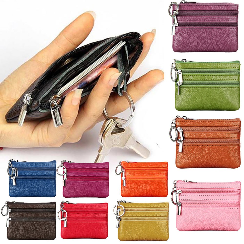 YI กระเป๋าเงินเปลี่ยนแปลงเล็ก ๆ ของผู้หญิงกระเป๋าสตางค์พวงกุญแจกรณีมินิซิปกระเป๋าเงินเหรียญ