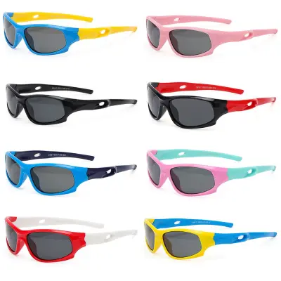 WU6369299 Summer UV400 Boys Girls Beach Sun Goggles Shades Eyewear Children's Polarized Sunglasses