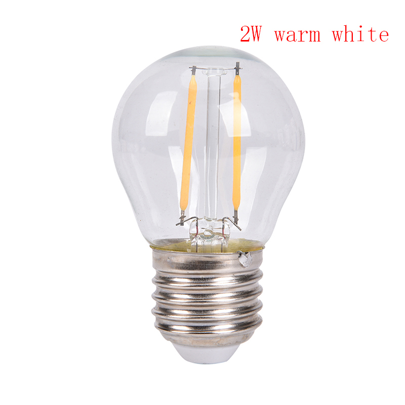 BIESE🔥Bán Chạy🔥Bóng Đèn LED Chiếu Điểm Đèn Thủy Tinh Sợi Filament G45 2W/4W/6W E27