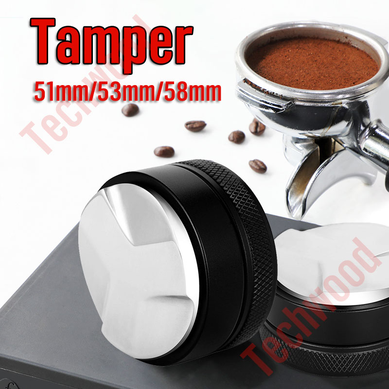 (เตรียมการจัดส่ง) S-Aigrill Coffee Tamper 51/53/58 mm Distributor Leveler macaron Coffee Leveler Espresso Hand Tampers Espresso Tamper & Distributor อุปกรณ์ทำกาแฟ แบบสแตนเลส รับประกันหนึ่งปี