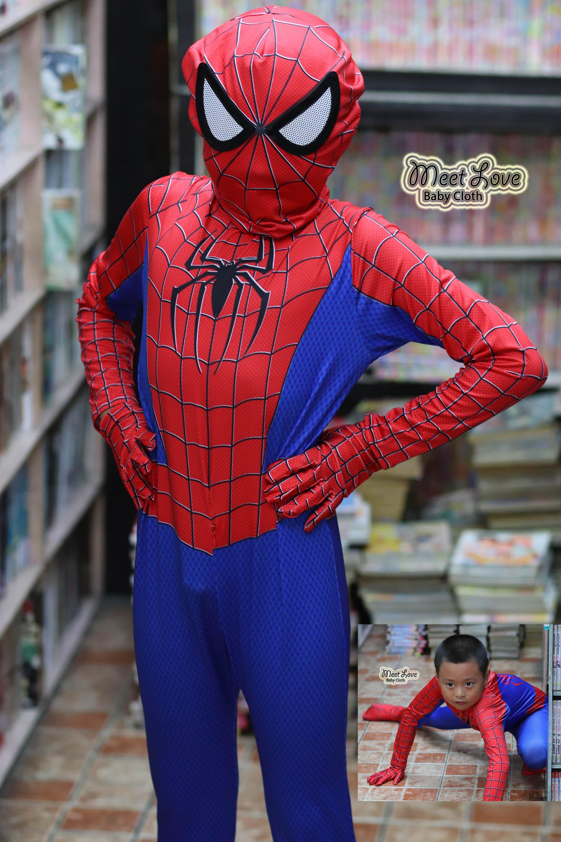 ชุดสไปเดอร์แมน Into the Verse ชุด Spiderman ชุดแฟนซี ฮีโร่ ผ้านิ่ม พร้อมส่ง