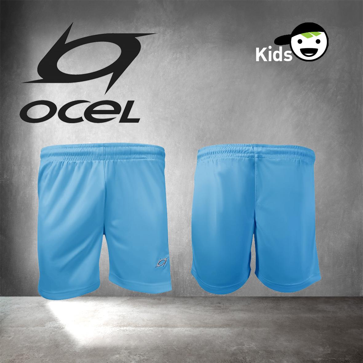 Ocel กางเกงฟุตบอล สำหรับเด็ก Football ShortsKids OC-BK001 SkyBlue
