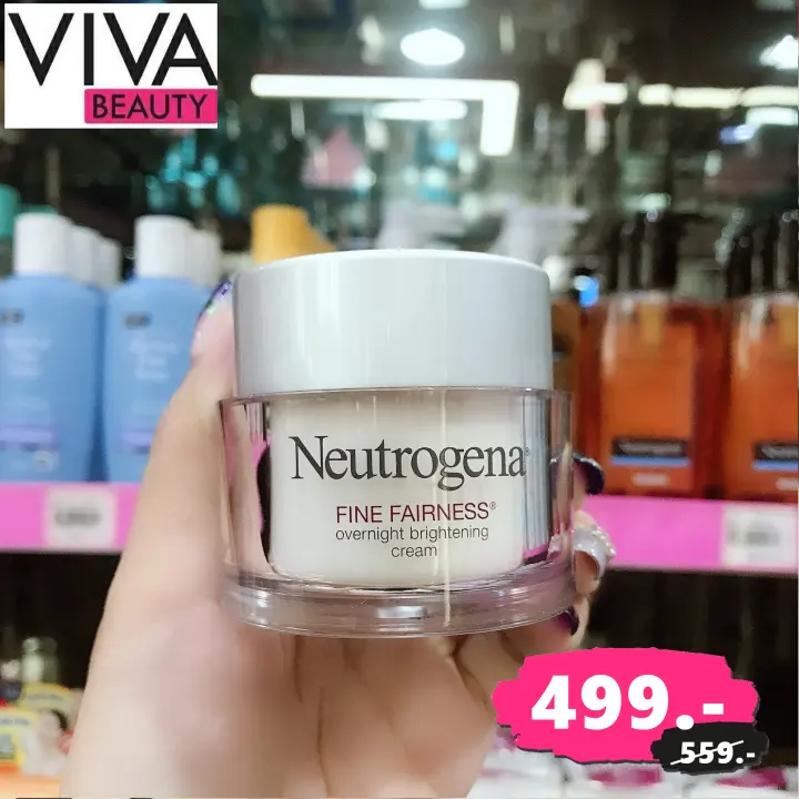 neutrogena fine fairness night cream