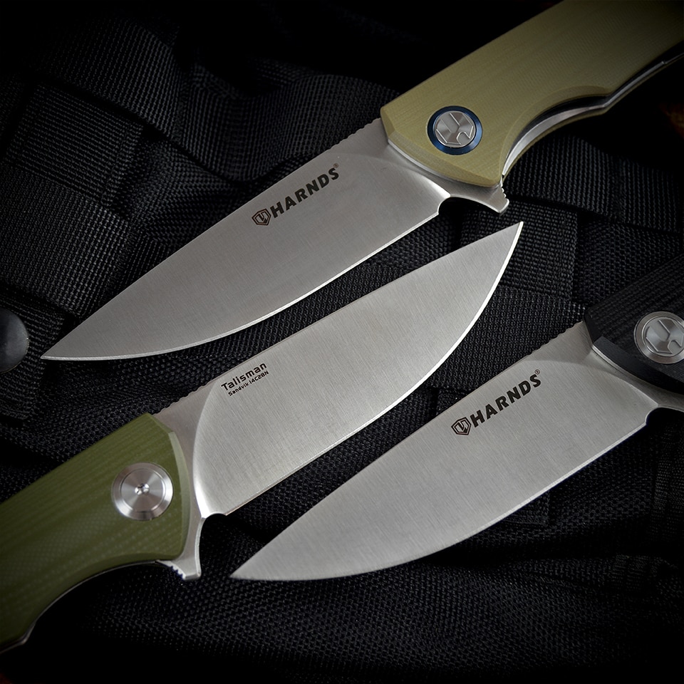 Folding Knife Harnds Talisman, Harnds 14c28n, 14c28n Blade, Knife 14c28n