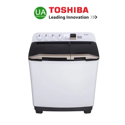 เครื่องซักผ้า 2 ถัง TOSHIBA รุ่น VH-J160WT ความจุ 15 กก. สีขาว VHJ160WT