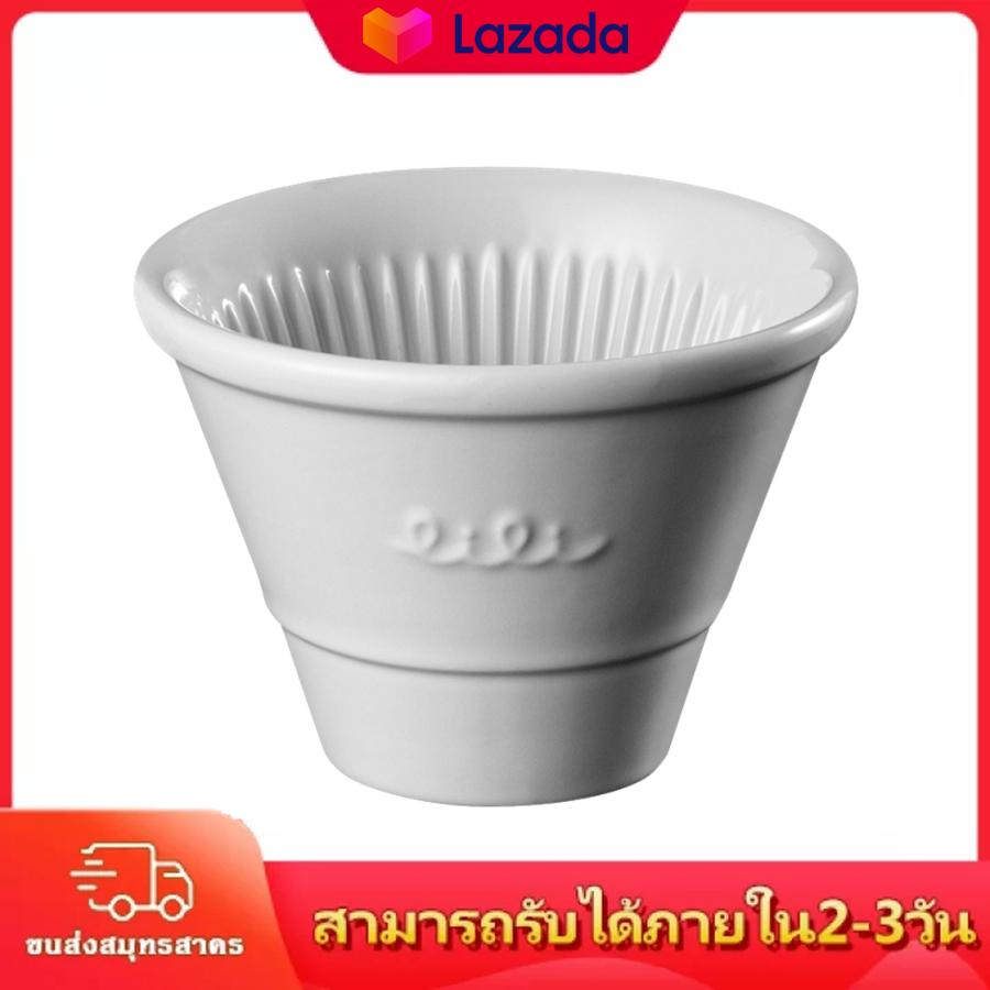 LILI Dripper ที่ กรองกาแฟ ดริปเปอ ยี่ห้อ ลิลี่ Flat Bottom (ก้นแบน) แถมฟรี ฐานรองดริปเปอร์