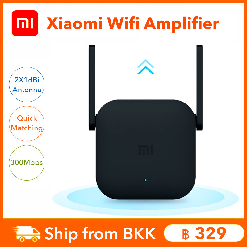 Original Xiaomi Wifi Amplifier Pro Router 300M 2.4G Repeater Network Expander Range Extender Roteader Mi Wireless Router Wi-fi
