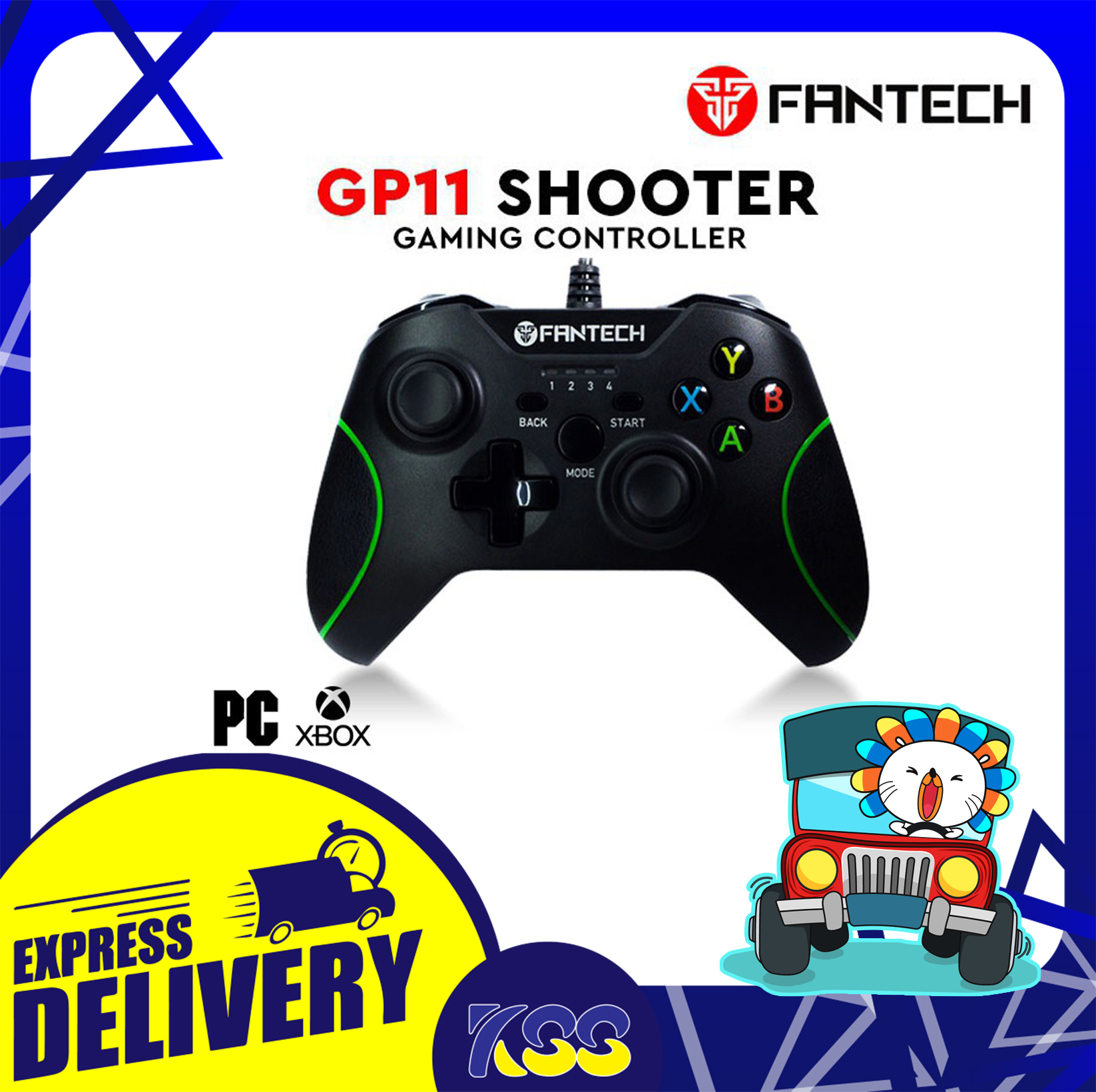 FANTECH GP11 (SHOOTER) Gaming Controller จอยเกมมิ่ง ระบบ X-input รับประกันสินค้า 2 ปี