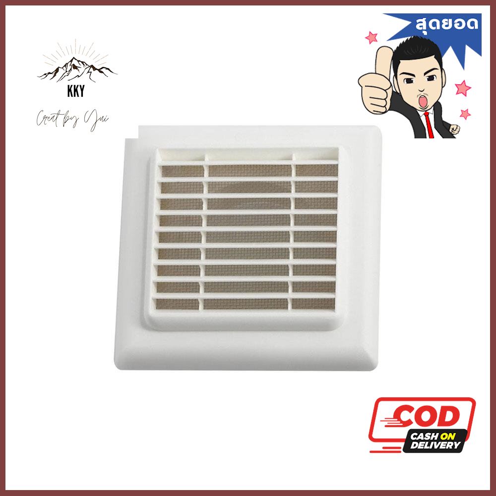 หน้ากากกันแมลง PARNO F125WH 12.5 ซม.VENT COVER PARNO F125WH 12.5CM **มีบริการชำระเงินปลายทาง**