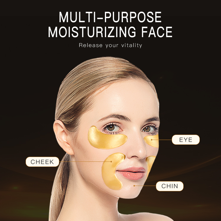 มาร์คตาแผ่นทองคำ Eye Mask Gold Moist สูตรคอลลาเจนทองคำ