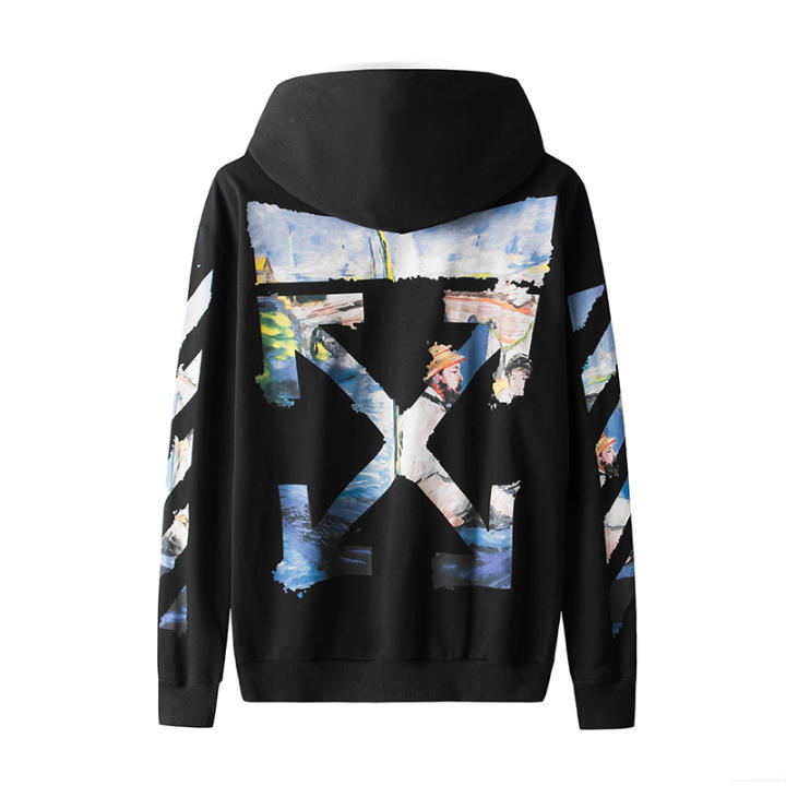 off white monet hoodie