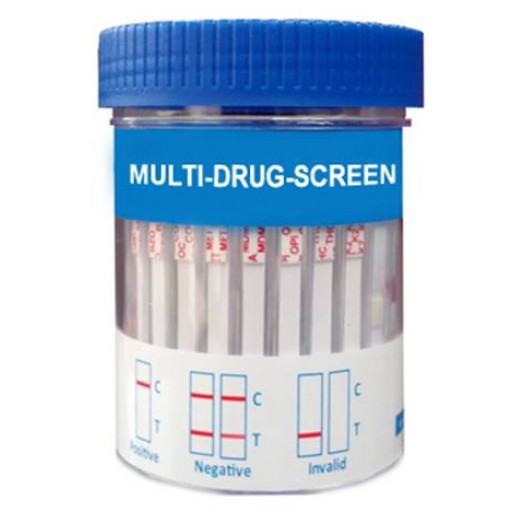 ชุดตรวจสารเสพติด 6 ชนิด จำนวน 1 ชุด  Multiple Drug Screen Cups test -  AMP COC BZO MDMA MOP THC