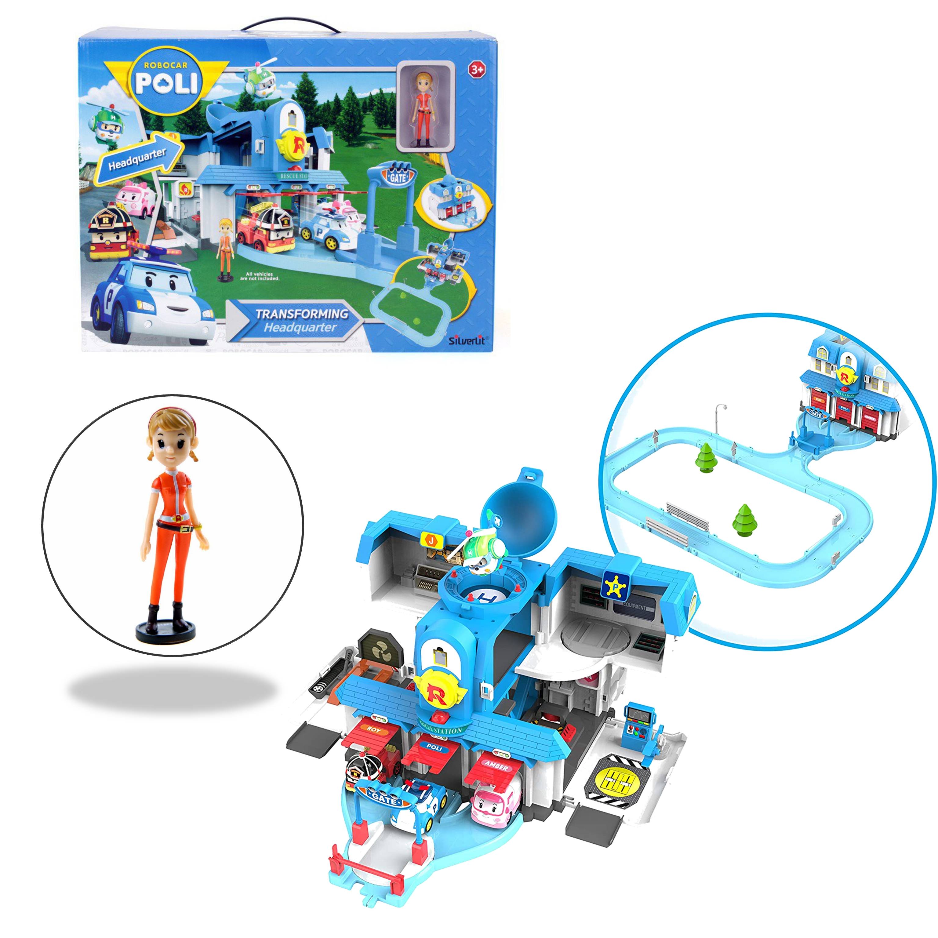 ROBOCAR POLI Headquarter 2nd ของเล่นโรโบคาร์โพลี ศูนย์บัญชาการ เฮด ควอ ...