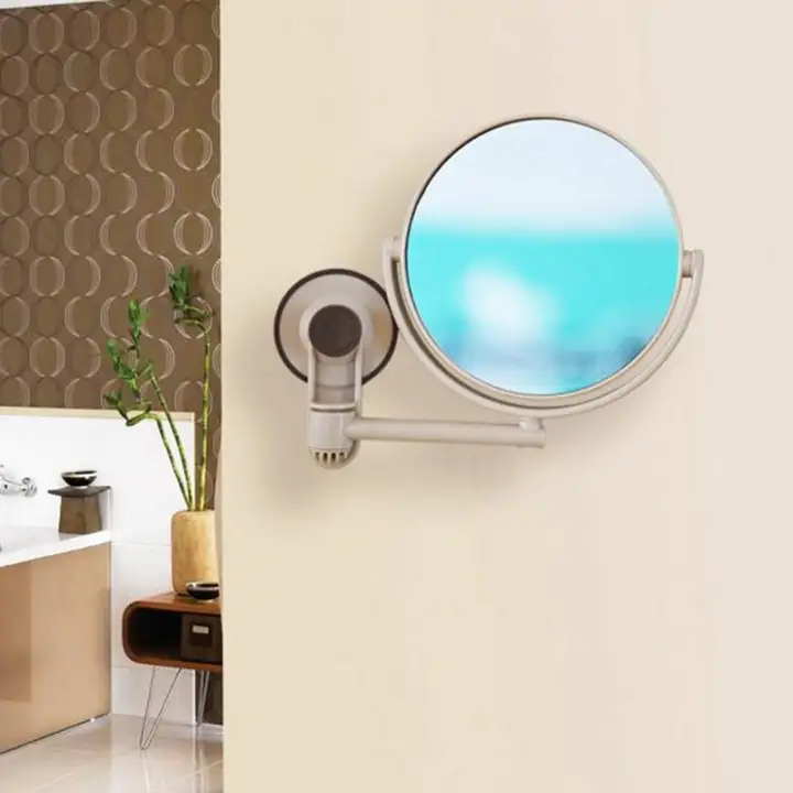 Bath Mirror Cosmetic 1x 3x Magnification Suction Cup Mirror 1x 3x Magnification Suction Cup