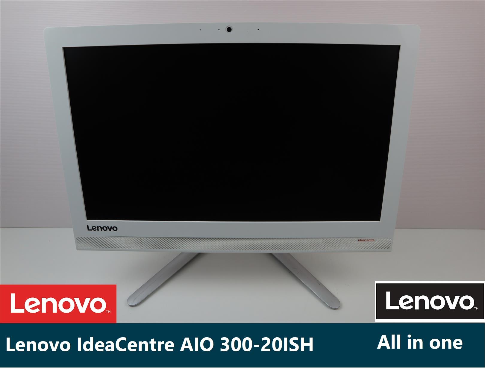 Lenovo IdeaCentre AIO 300-20ISH All in one PC Intel® Core™ i3-6100T Processor RAM 4GB HDD 1TB DVD-RW คีบอร์ด เมาส์ ครบ