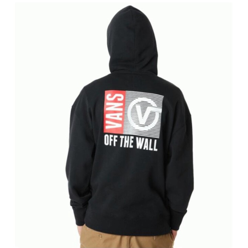 เสื้อฮูดVANS AP REDBOX CV OS BLACK สินค้ามีประกันแท้ Vans store shop