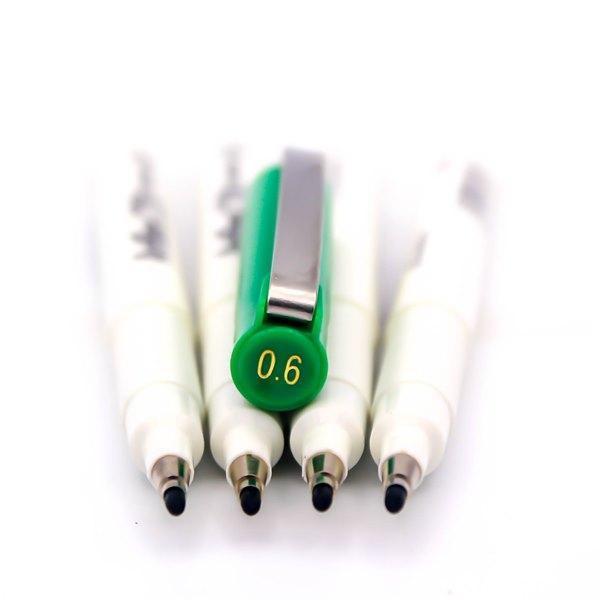 Electro48 Artline  ปากกาหมึกซึม อาร์ทไลน์ 0.6 มม. ชุด 4 ด้าม (สีเขียว) หัวแข็งแรง คมชัด