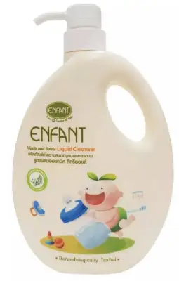 คูปองส่งฟรีEnfant ผลิตภัณฑ์ทำความสะอาดจุกนมและขวดนม สูตร ผสมออแกนิค (ชนิดขวด1ขวด)700 ml.