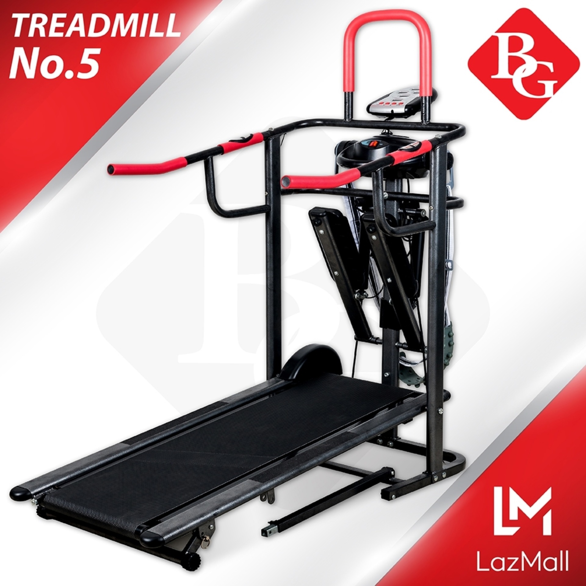 B&G ลู่วิ่ง NO.5 All in one Treadmill เครื่องออกกำลังกายรวมทุกฟังค์ชั่นในเครื่องเดียว