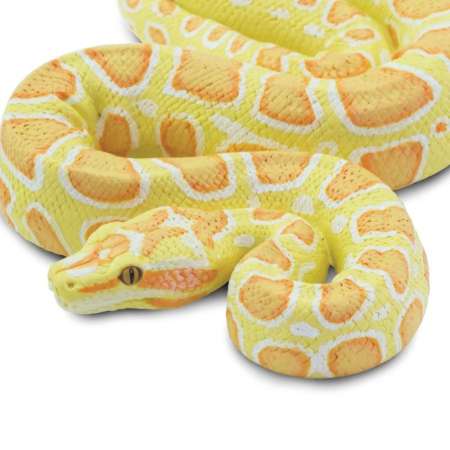Safari Ltd. : SFR100250 โมเดลสัตว์ Albino Burmese Python
