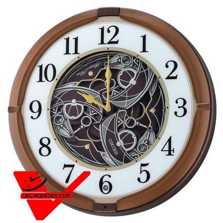 veladeedee.com นาฬิกาแขวน SEIKO เสียงดนตรี Hi-Fi หน้าปัดที่เคลื่อนไหวตามจังหวะดนตรี รุ่น QXM380B