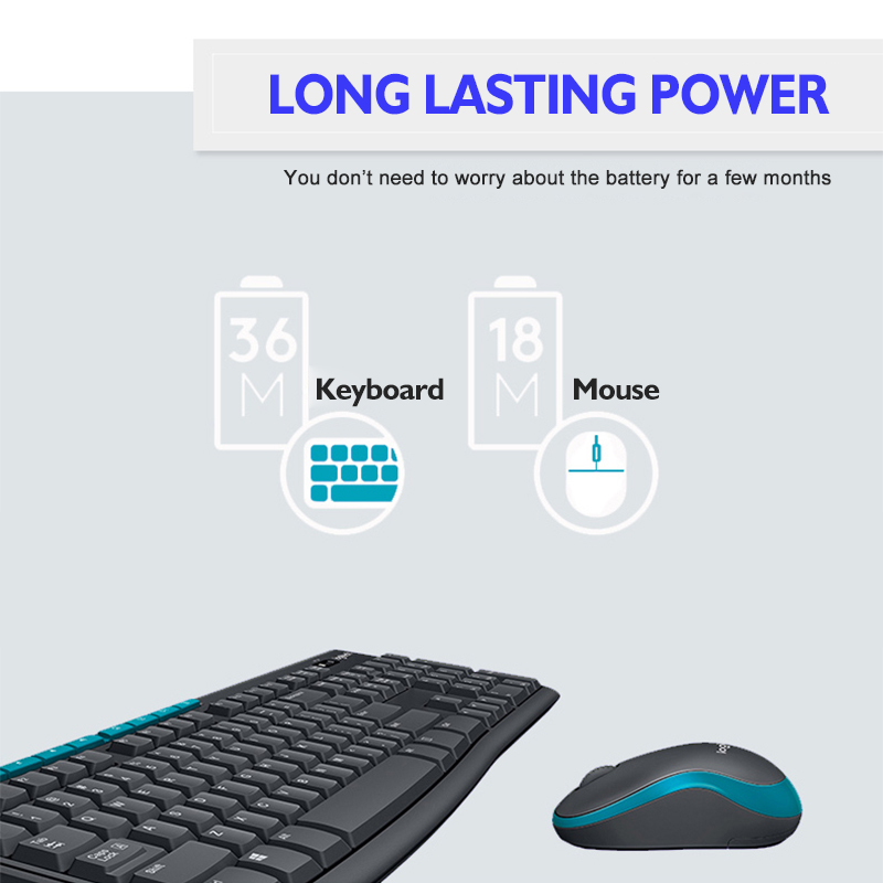 Logitech Mk275 Wireless Keyboard Mouse
