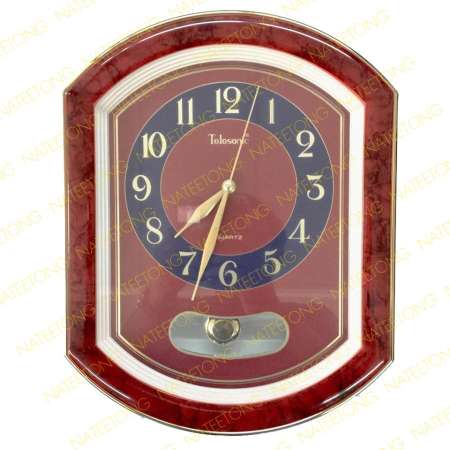 นาฬิกาแขวนแบบมีลูกตุ้มแกว่ง Telesonic รุ่นขนาด 13 นิ้ว