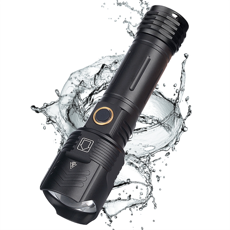 Led Module Xhp90 XHP90 9-Core LED Flashlight Zoom USB Rechargeable XHP90 Torch IPX4 ...