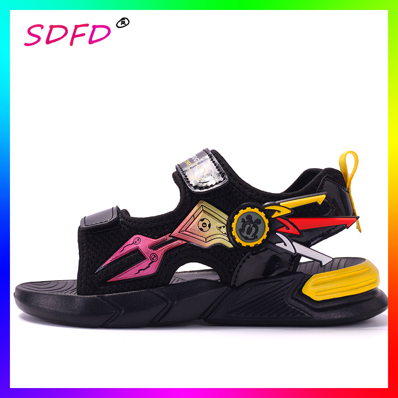 SDFDรองเท้าแตะเด็ก รองเท้าชายหาด ลายการ์ตูน รองเท้าแตะเด็ก Worm Shoesองเท้าเด็กผญ้องเท้าแตะเด็ก