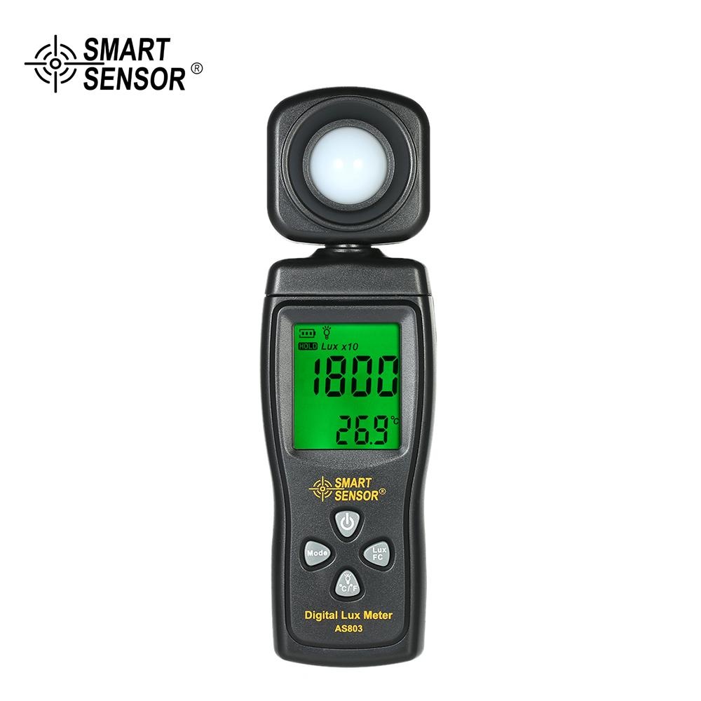 Máy Đo Lux Kỹ Thuật Số Mini Cảm Biến Thông Minh Máy Đo Độ Sáng Cầm Tay Màn Hình LCD Máy Đo Độ Sáng Quang Kế Đồng Hồ Đo Ánh Sáng Luxmeter 0-200000 Lux