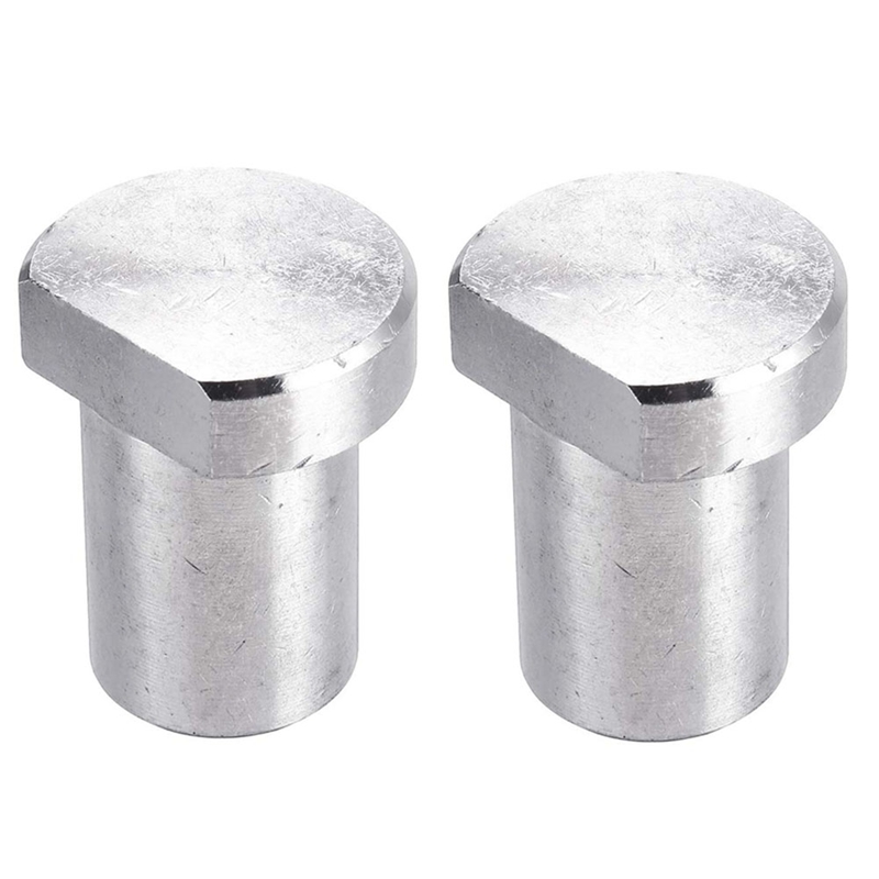 2 pack stainless steel bench dogs workbench peg brake stops clamp dogs