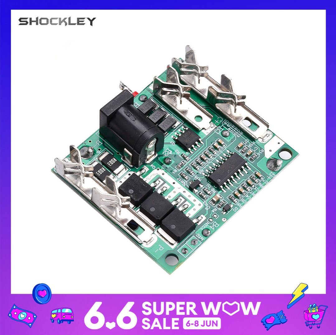 Shockley 5s 18v 21v 20a li-ion lithium battery charging protection board pack circuit bms module for power tools