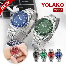 ภาพขนาดย่อของภาพหน้าปกสินค้า(กทม.1-2วันได้รับ) นาฬิกา นาฬิกาข้อมือ YOLAKO นาฬิกาข้อมือผู้ชาย นาฬิกาข้อมือผู้หญิง 2023 นาฬิกาแฟชั่น สายเเสตนเลส เหล็ก ใส่ได้ทั้งหญิงและชาย หรูหรา สไตล์ที่เรียบง่าย ระบบควอตซ์ กันน้ำ ราคาถูก - SOEI SHOP จากร้าน SOEI SHOP บน Lazada