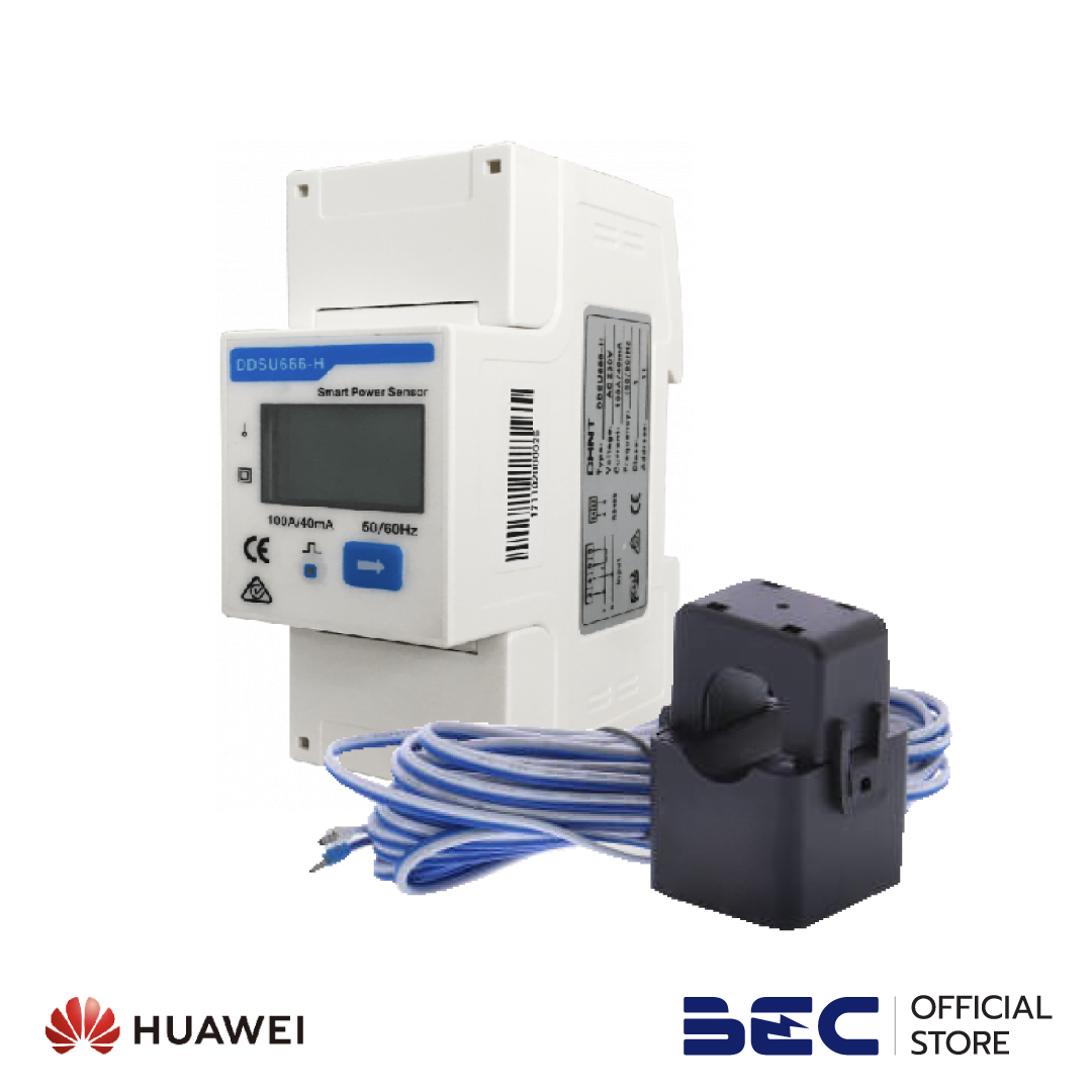 Smart meter กันย้อน 1เฟส HUAWEI รุ่น DDSU666H 1 Phase Power Sensor โซ