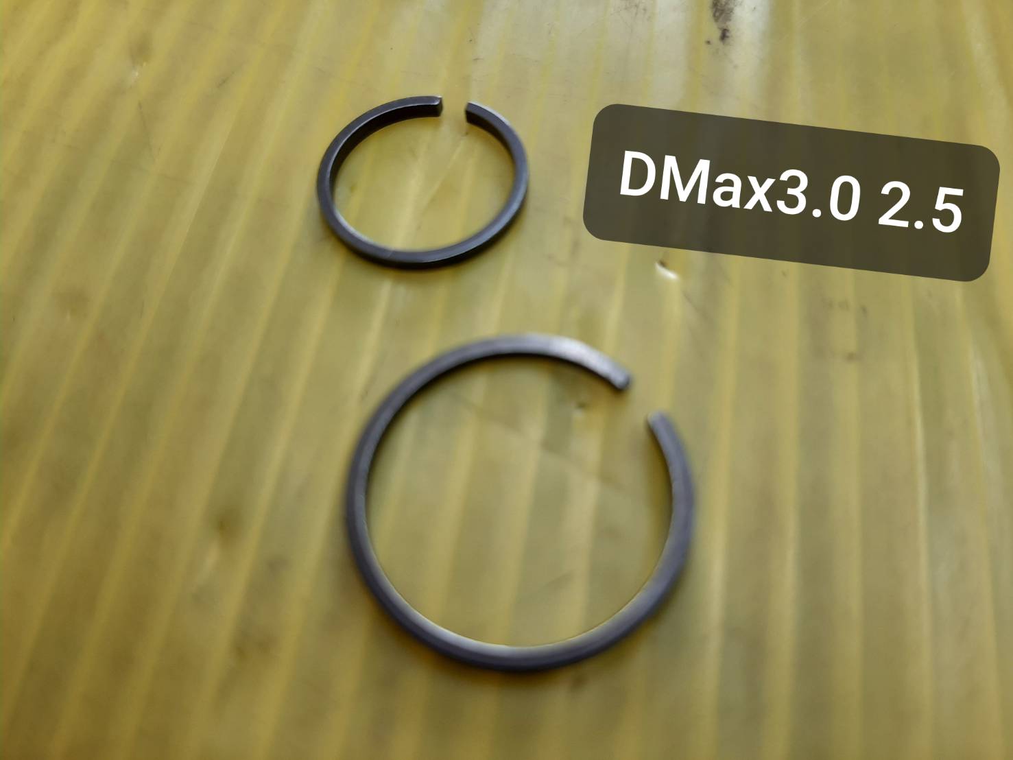 แหวนหน้า และแหวนหลัง สำหรับซ่อมเทอร์โบ ของ ดีแม็ค3.0 2.5 (แก้ปัญหาน้ำมันไหล รั่วหน้าและหลัง)