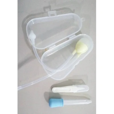 ๑✲ 3 In 1 Baby Manual Nasal Aspirator WITH BOX Baby Nasal Suction Set Penyedut Hingus Bayi Alat Pembersih Hidung Bayi