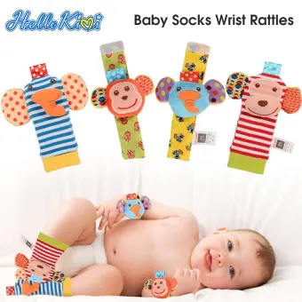 infant wrist rattles