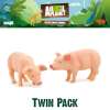 โมเดลสัตว์ลิขสิทธิ์ Animal Planet แท้ - Piglet Twin Pack